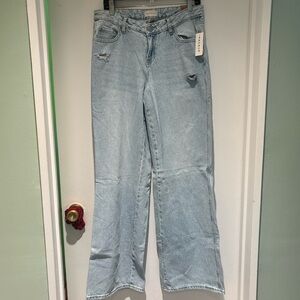 PacSun Baggy V-front Low Rise Wide Leg Jeans Size 29 NWT